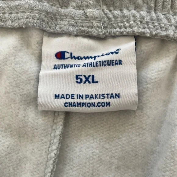 New Mens big and tall champion sweat shorts grey - Picture 4 of 7